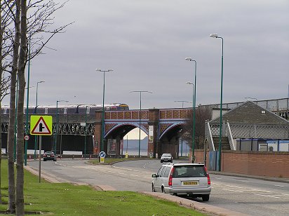 Tay Bridge ScotRail Turbostar train